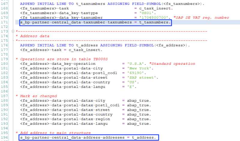 [SAP ABAP] 비지니스 파트너 BAPI 샘플소스 - Customer 편 : 네이버 블로그