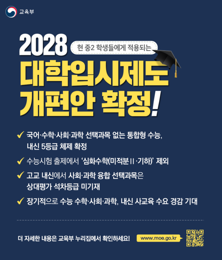  [송우리 중등,고등 수학학원] 생각하는 나무수학 - 대입 개편안
