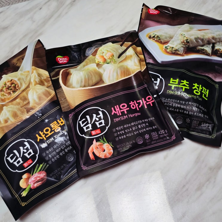  동원 딤섬 샤오롱바오, 새우하가우, 부추창펀 이색메뉴 추천!