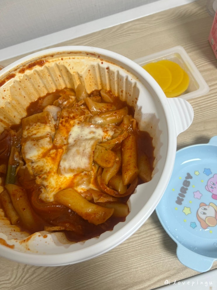  엽기 떡볶이 인천 연희점 오픈 포장 후기