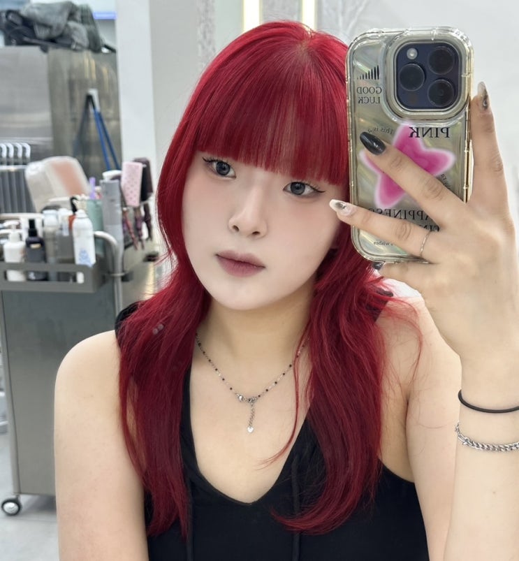  홍대미용실 보그헤어 홍대점 홍대 컬러 1티어 otto 아토쌤 레드염색 퍼스널컬러