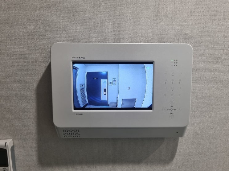  분당구 이매동 이매촌동신3단지아파트 링스 비디오폰 LAX-70AV 설치
