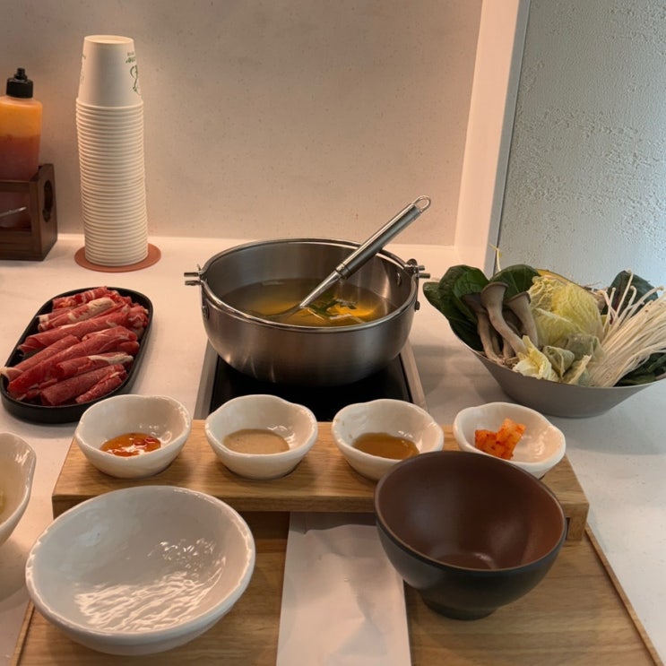 서울 고속버스터미널 맛집 혼밥 샤브촌 계백집