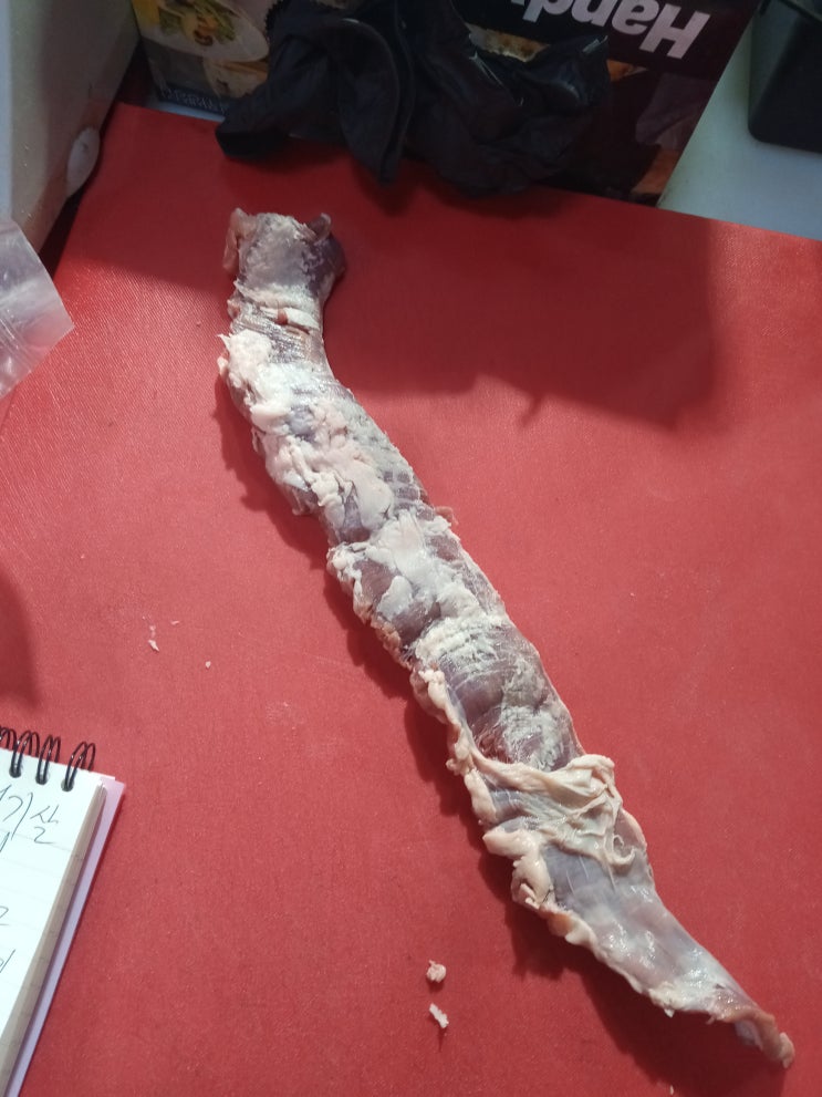  돼지 특수부위 갈매기살 고기 손질방법