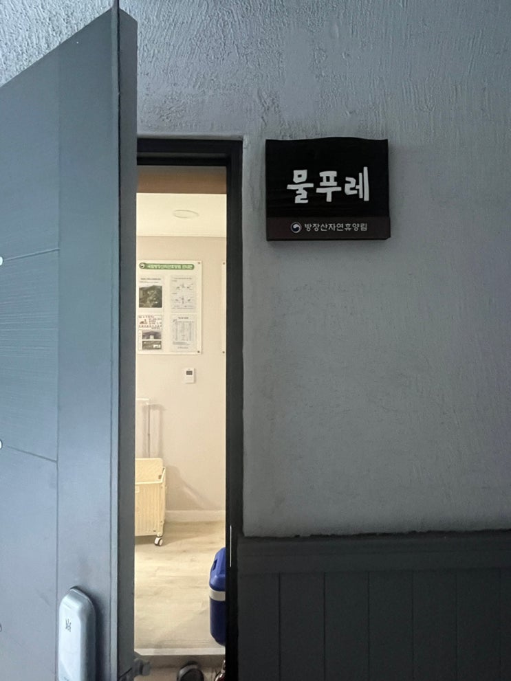  장성 북이면 방장산 자연 휴양림 물푸레나무 1박2일 머문 후기️