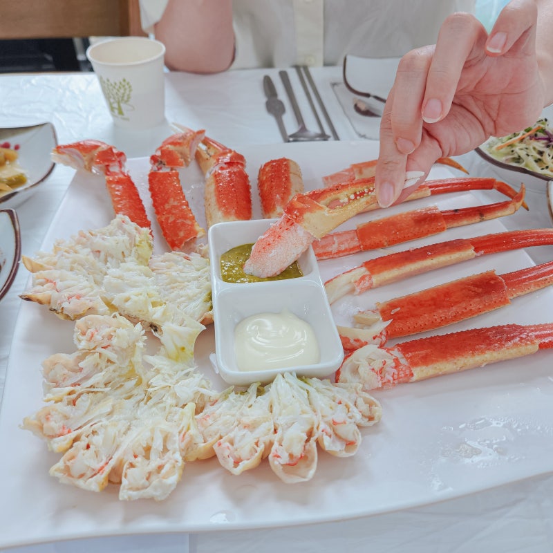 강원도 속초 여행 설악산 근처 맛집 속초게찜본점 대게 후기