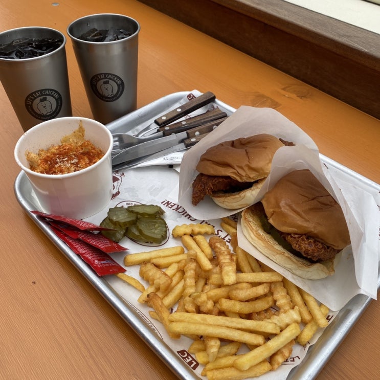  [서울/성수] 뚝섬역 근처 치킨버거 맛집 레츠잇치킨｜풍자또간집