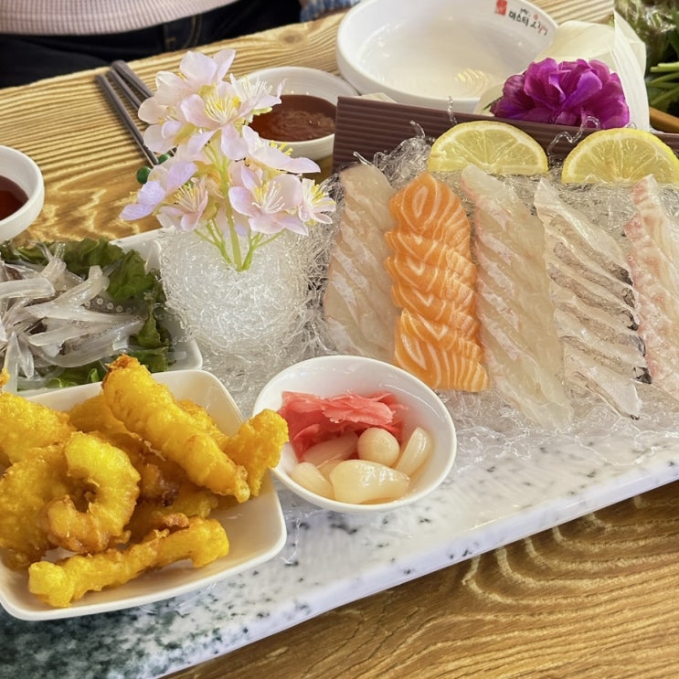  용인 보정동 횟집 가성비 좋은 미스터오징어