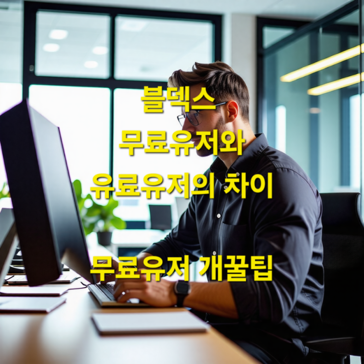  블덱스 무료사용자와 유료사용자의 차이
