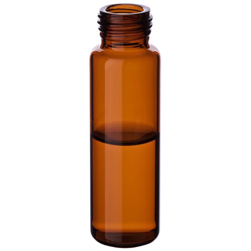  [유리초자] 20 ml 엠버 스크류 바이알 (둥근 바닥) 20 ml Amber Screw Vial (Rounded Base)