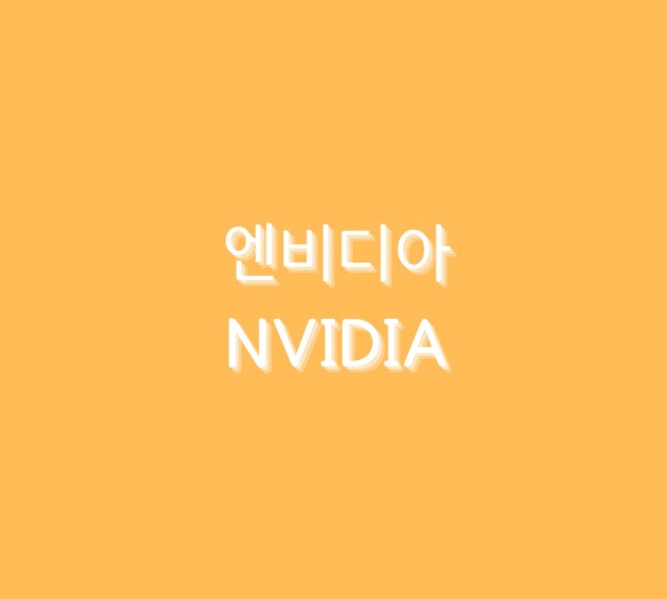  미국 성장주 < 엔비디아 > 에 대해서 알아보기