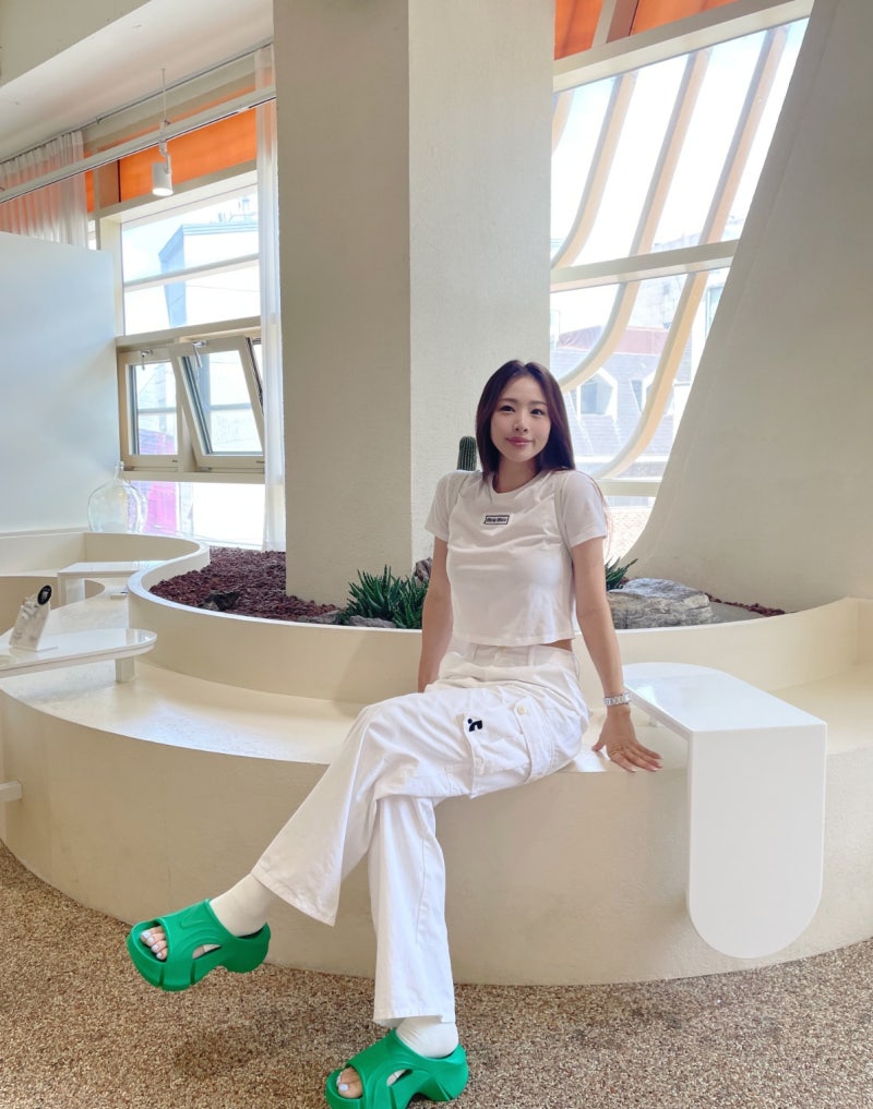 신수지 에어로브 비글슬라이드,키높이 통굽슬리퍼