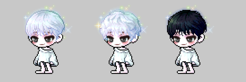 메이플스토리 안젤로 헤어 믹염(안개 안젤로/밤의 안젤로헤어 믹스염색) : 네이버 블로그