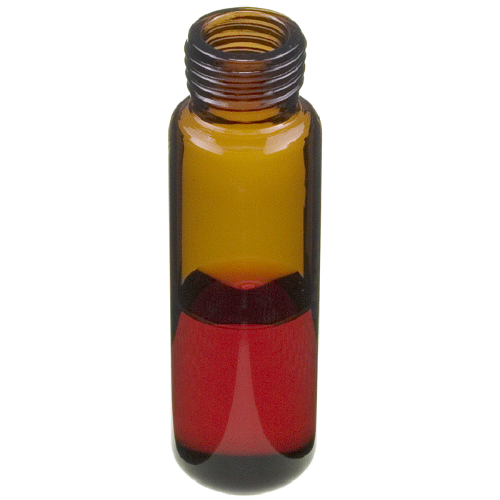  [유리초자] 20 ml 엠버 스크류 바이알 (둥근 바닥) 20 ml Amber Screw Vial (Rounded Base)