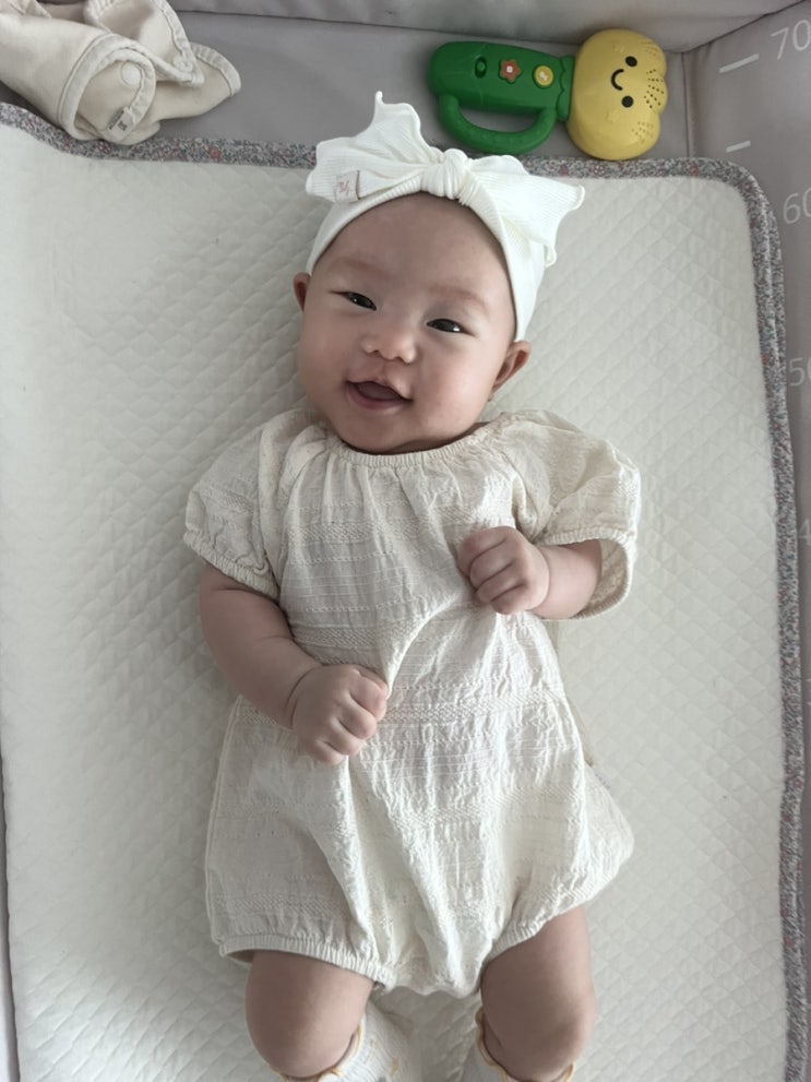  육아일기 90일부터 98일까지의 성장기