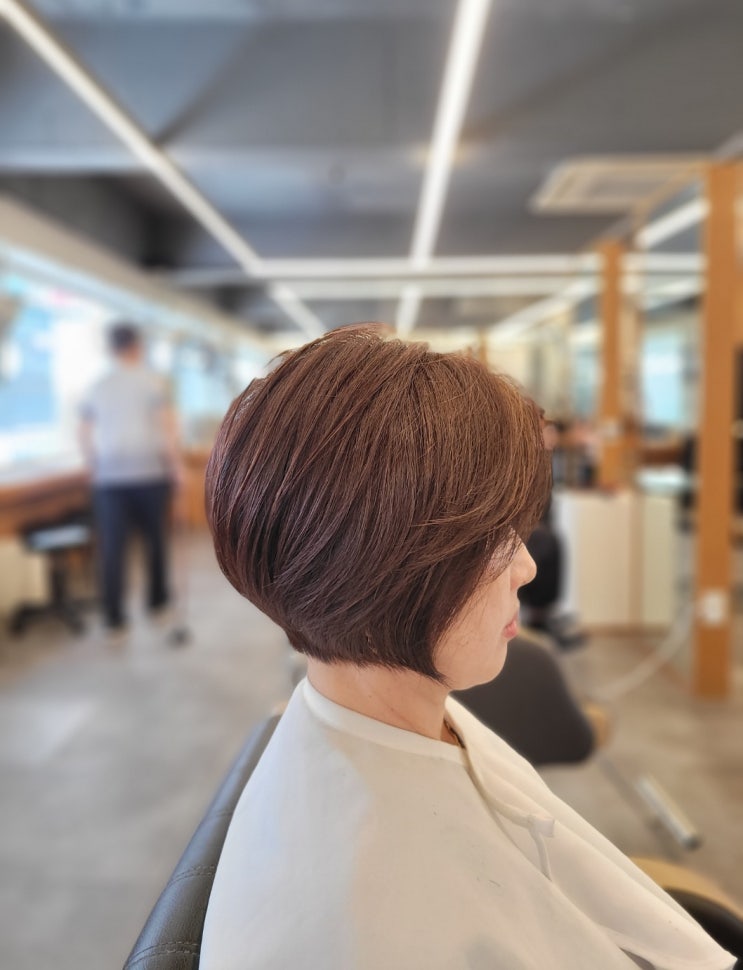  대연동 단발? 30대 여성 S컬펌 성공 후기