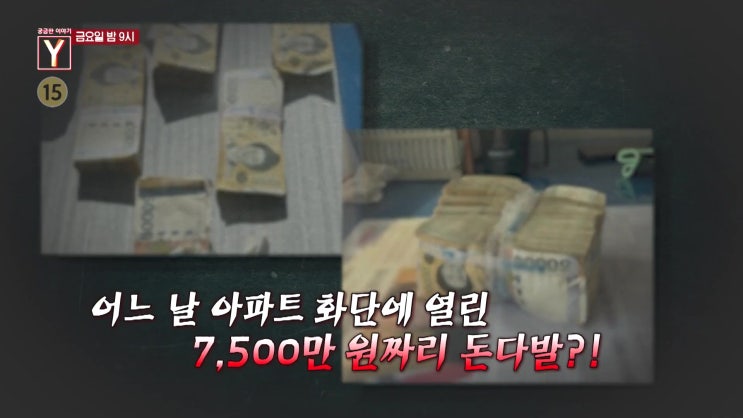 아파트 화단 7,500만 원 주인은 누구 식용유 사기사건 궁금한이야기Y 아파트 화단 7,500만 원 주인은 누구 식용유 사기사건 궁금한이야기Y