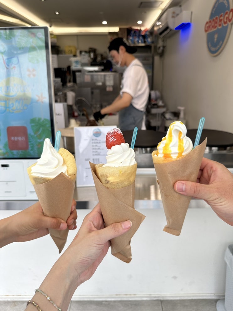  광주 동명동 생과일 크레페 전문점 그랩앤고