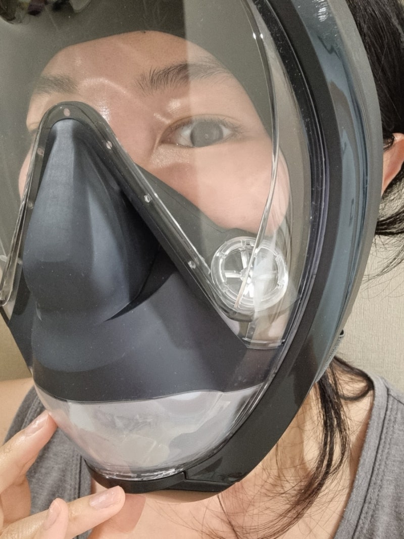 데카트론 이지브레스, 다이빙 풀페이스마스크 : 네이버 블로그