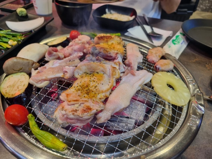  동탄역 모임하기 좋은 식당, 닭고기 구이 전문 천상계