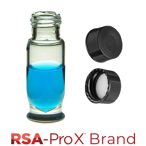  [유리초자] 1.8 ml 투명 스크류 바이알 & 클로즈드 캡 1.8 ml Clear Screw Vial & Closed Cap