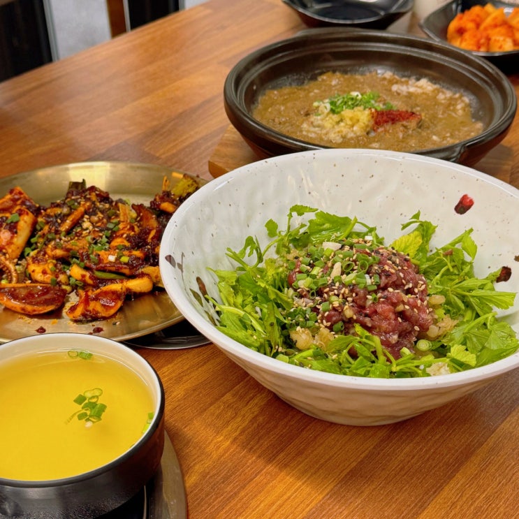  울산 북구 맛집 울산에서 느끼는 제주의 맛 모임하기 좋은 고래해장