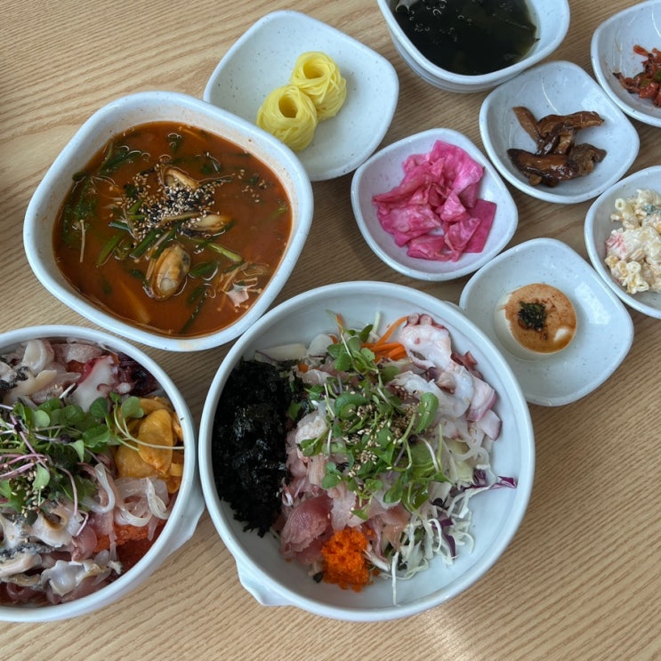  속초수산시장 근처 물회 맛집속초3대물회 속초항아리물회