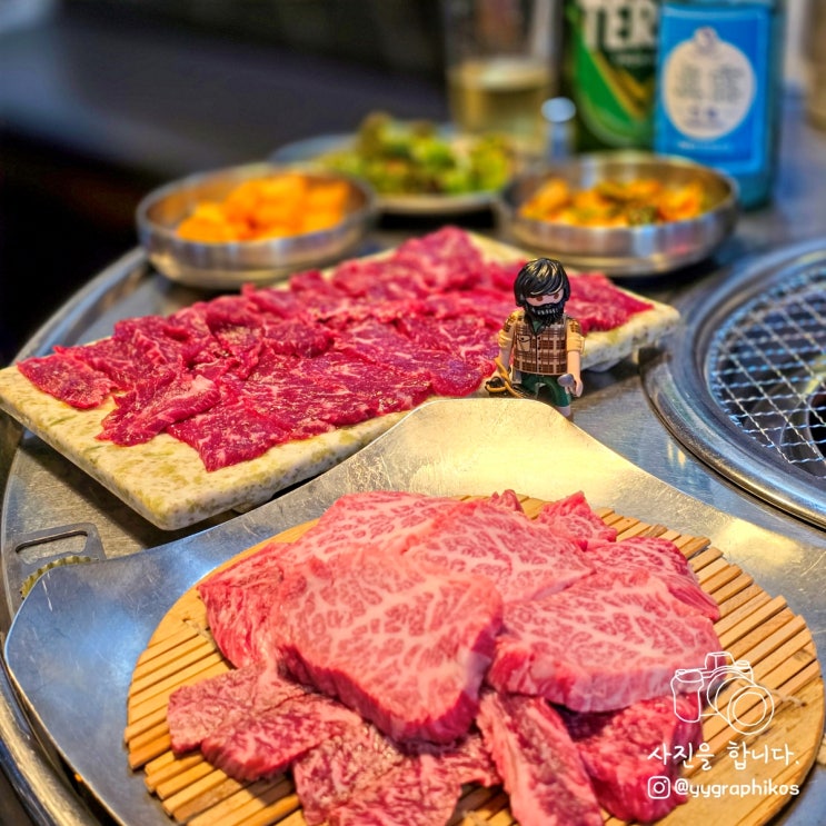  [서울시 용산구 한강로2가] 용산 한우 맛집, 삼각지역 고기집 - 칠프로칠백식당 용산점