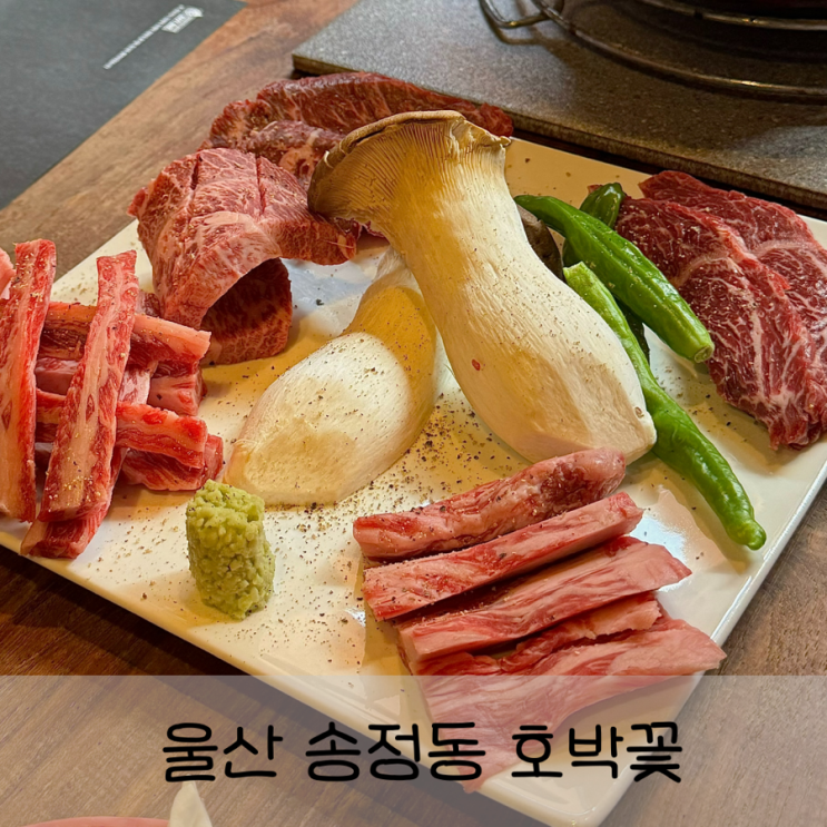  울산 북구 송정동 맛집 야끼니꾸 전문점 <호박꽃> 소고기 와규 맛집