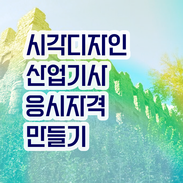  시각디자인산업기사 자격요건 온라인 수업으로 반 년만에 완료한 전략