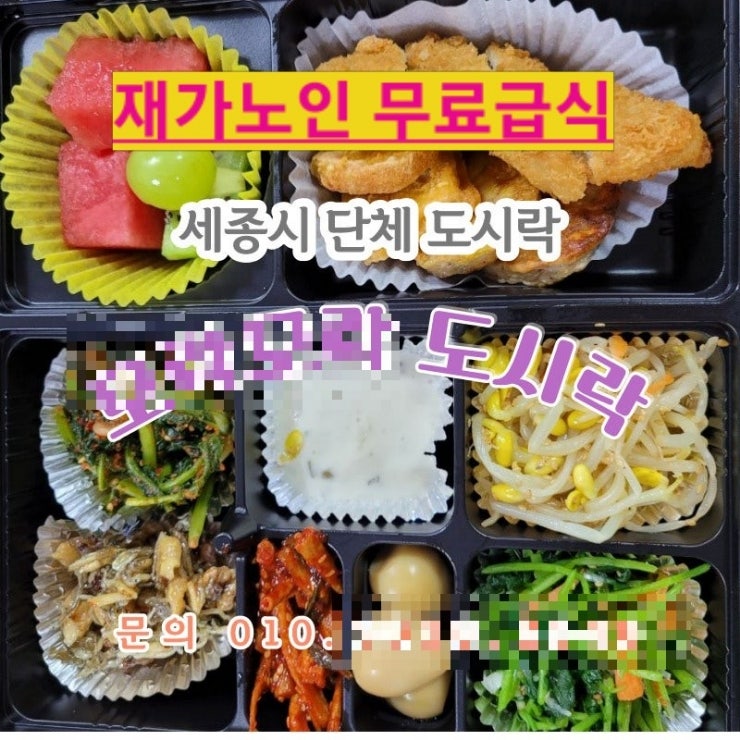  세종시 저소득 재가노인 식사 배달 지원대상 부터 신청방법 까지