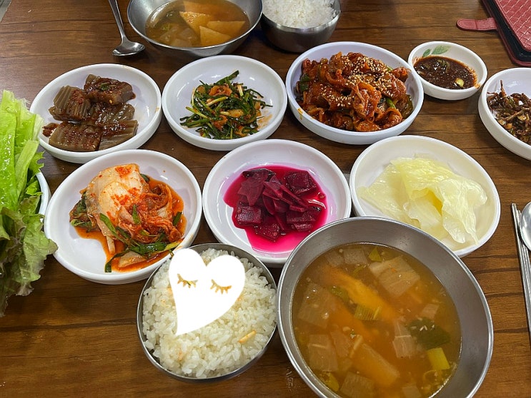  대구 칠곡 태전동 해성식당 직장인 점심 백반 추천