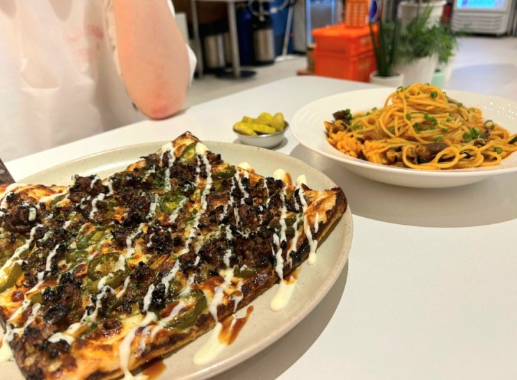  동성로맛집 파스타집 오레가노 우삼겹마라파스타, 불고기 피자 후기