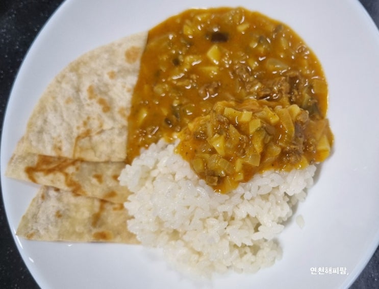  티아시아커리 마크니 카레가루 초간단 카레만들기
