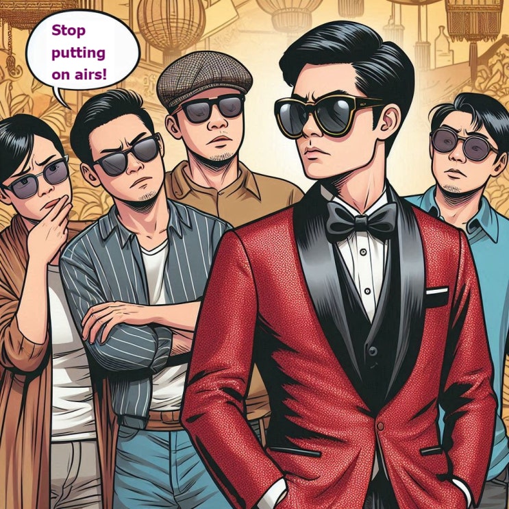  허세를 영어로 뭐라고 하지? put on airs 의 뜻과 유래