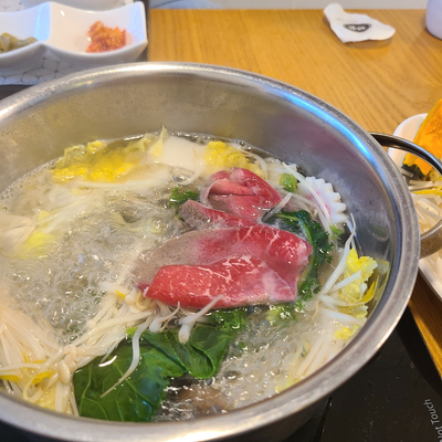  고양시 원흥동 샤브샤브 맛집 송원스키야키에서 저녁식사