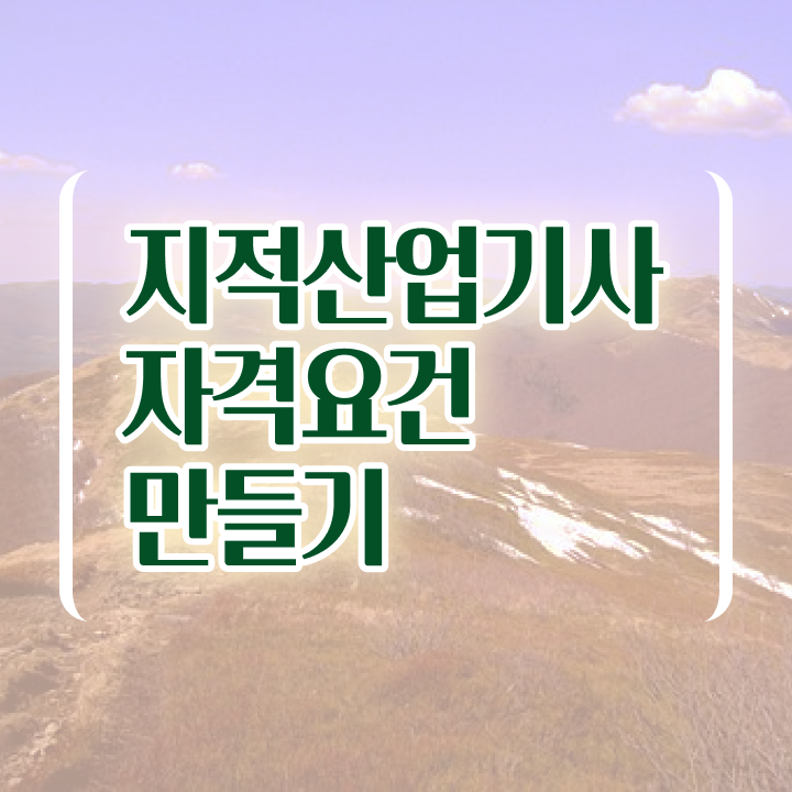  지적산업기사 필기 지적산업기사 취득자격 인강으로 간단하게 성공한 후기