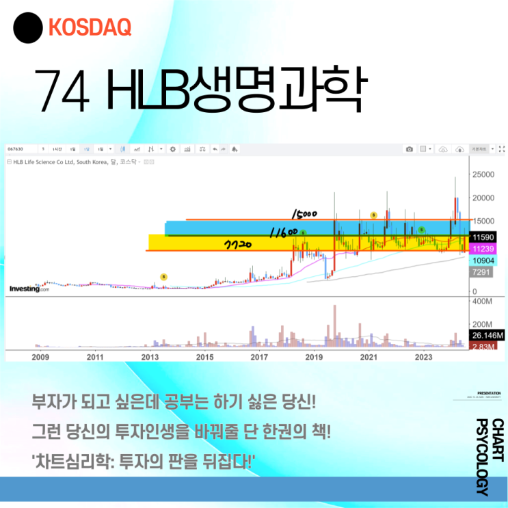  코스닥 74위 HLB생명과학 주가 전망 - 상승 하락 가능성은? 2024년 3분기