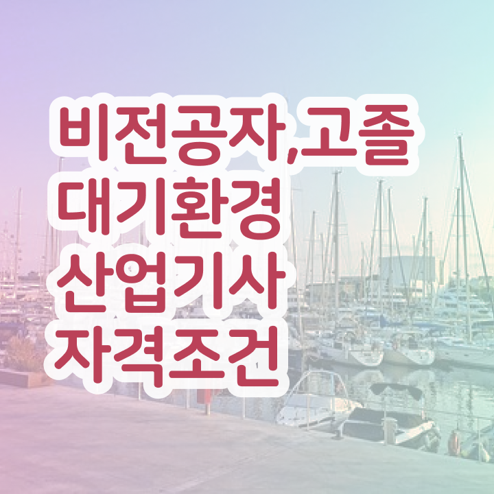  대기환경산업기사 필기문제 대기환경산업기사 시험자격 독학으로 4달 안에 완료한 팁