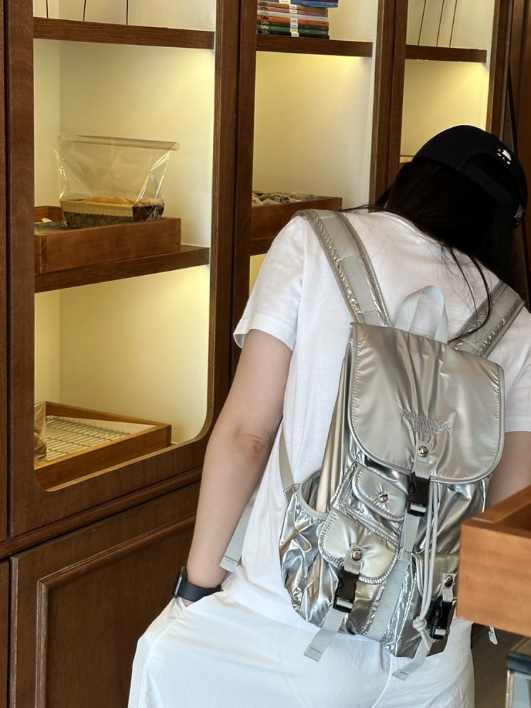  여름 패션 썸웨어버터 'PP Mini Backpack' 실버 구매 후기
