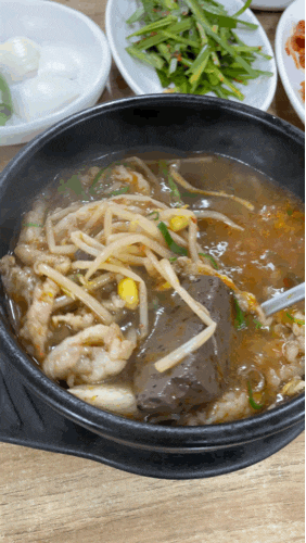  부산 하단역 24시 돼지국밥 '시골한방돼지국밥 하단점'