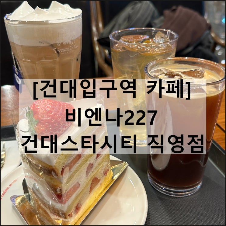  비엔나227 건대스타시티 직영점 | 건대 작업하기 좋은 카페