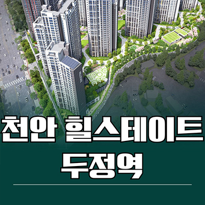  천안 두정역 미분양아파트 힐스테이트 두정역 후분양 신축 타입별 분양가 잔여세대 선착순 동호지정