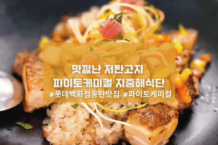  [2동탄 디라이프스타일키친] 맛깔난 저탄고지 파이토케미컬 지중해식단