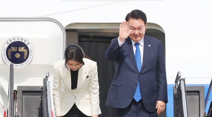 윤석열 <b>대통령</b>, <b>나토</b> 정상회의·한미정상회담 등 마치고 귀국길... 
