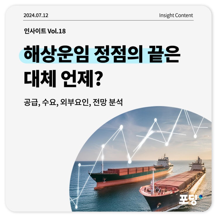  해상운임 정점의 끝은 대체 언제? 공급, 수요 측면 분석