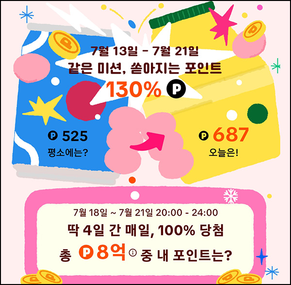 틱톡라이트 기간한정 포인트 130% 이벤트 & 신규 3만원~07.21 틱톡라이트 기간한정 포인트 130% 이벤트 & 신규 3만원~07.21