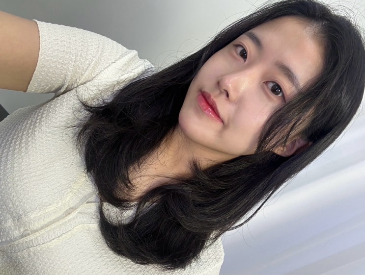  금천구 시흥사거리미용실 블라잇헤어 중단발 레이어드 c컬펌