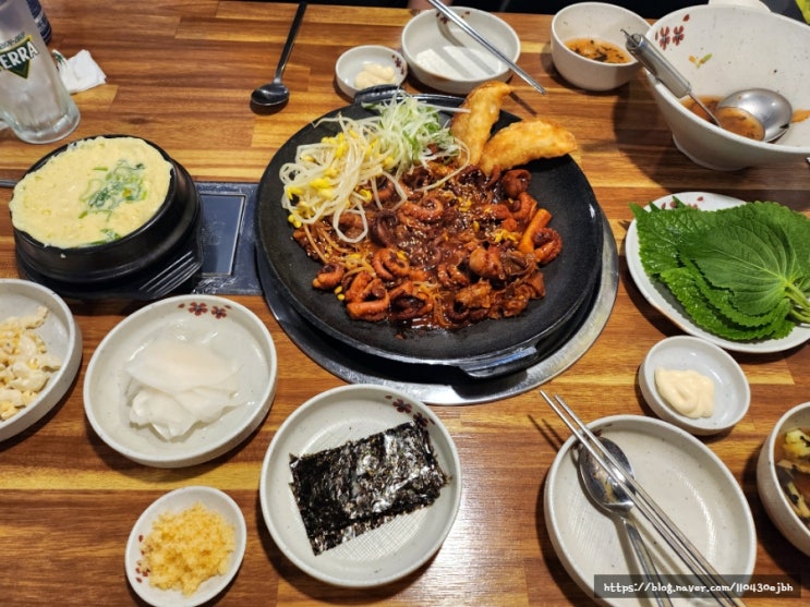  모란역 쭈꾸미 삼시세끼 쭈꾸미 철판쭈차돌 후기