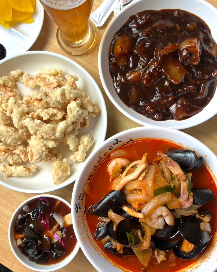  부산 범일동맛집 ‘아시아투고’ 짜장면 삼선해물짬뽕 1인세트 가성비 중국집